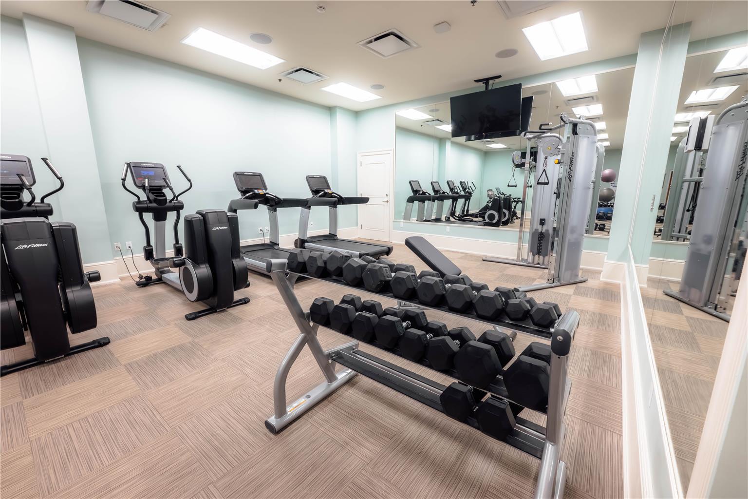 Fitness center at NOPSI Hotel New Orleans