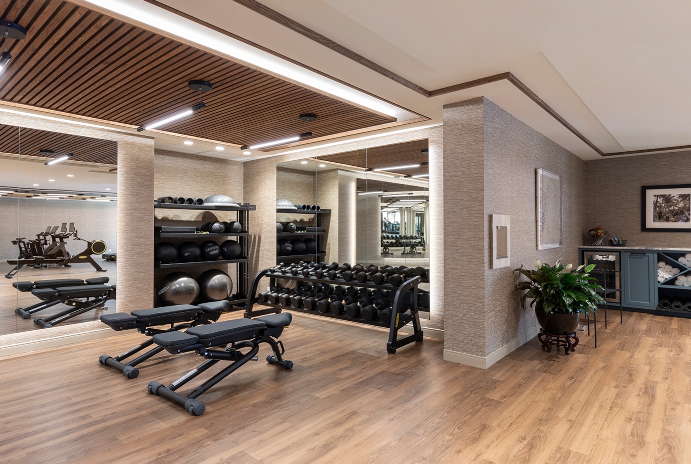 Fitness center at The Windsor Court
