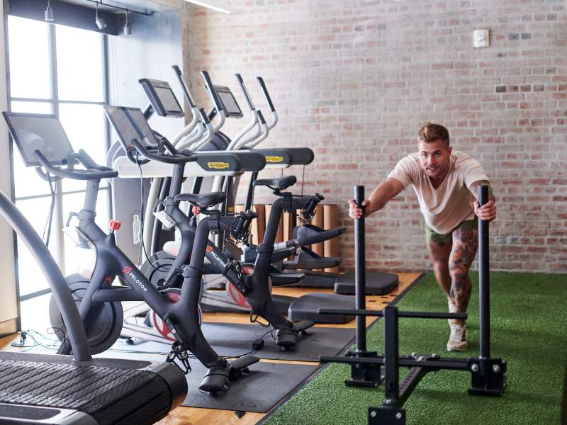 Fitness center at 1 Hotel Central Park
