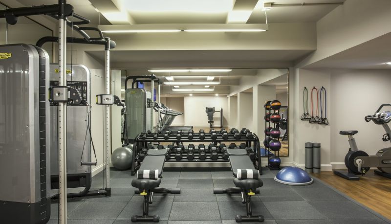 Fitness center at InterContinental New York Barclay