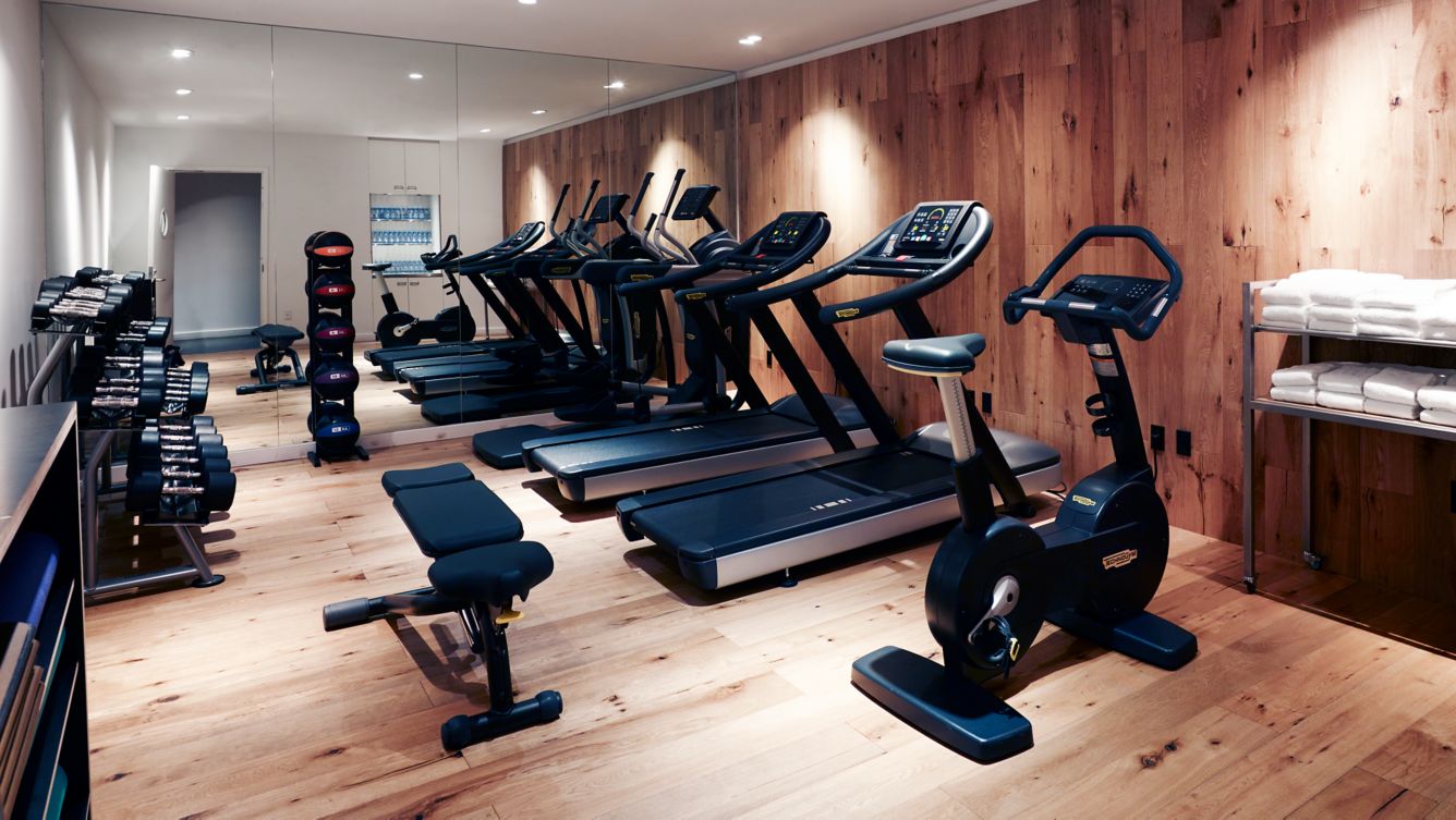 Fitness center at citizenM New York Bowery