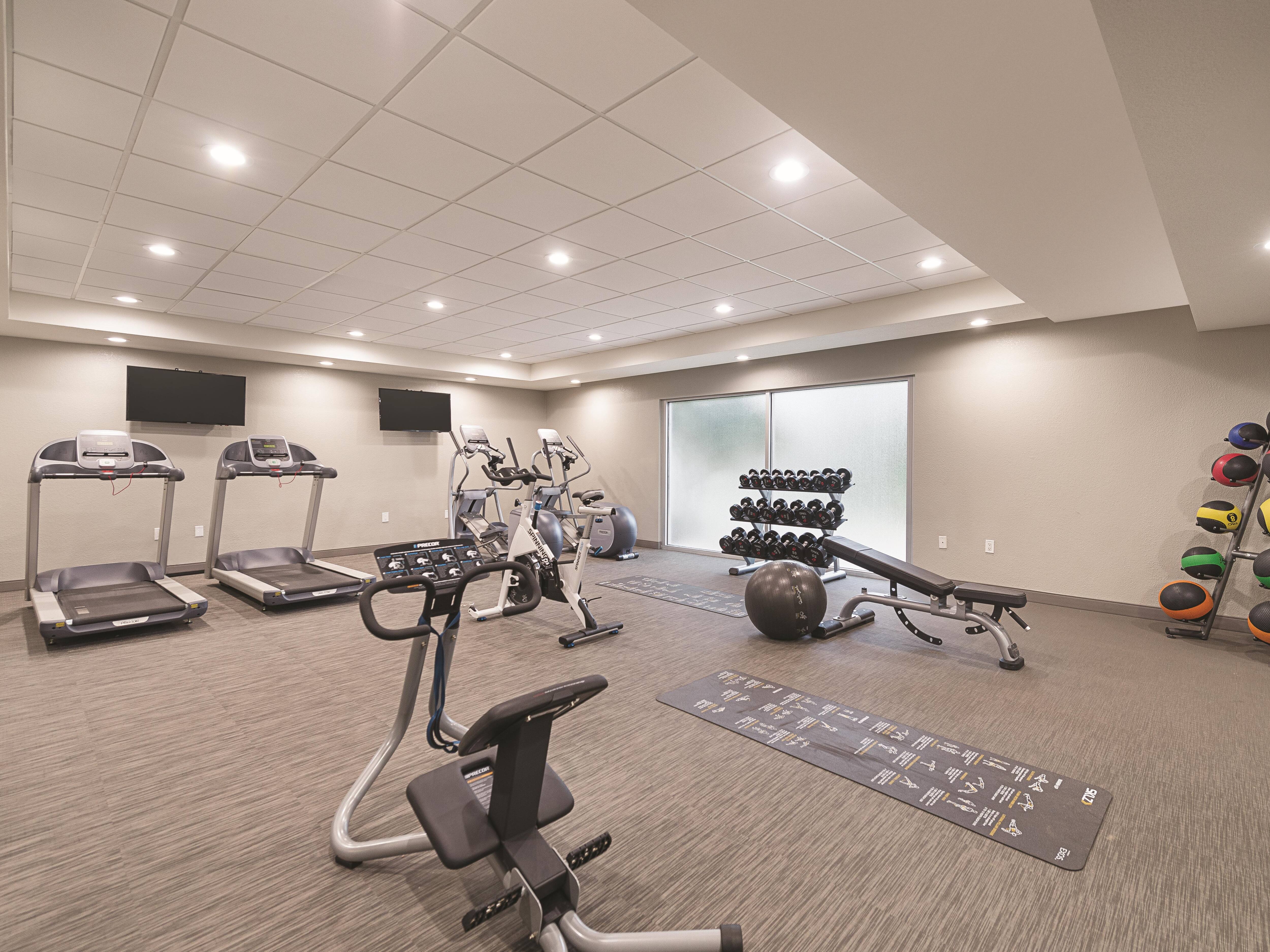 Fitness center at La Quinta Inn & Suites by Wyndham Oklahoma City–NW Expwy
