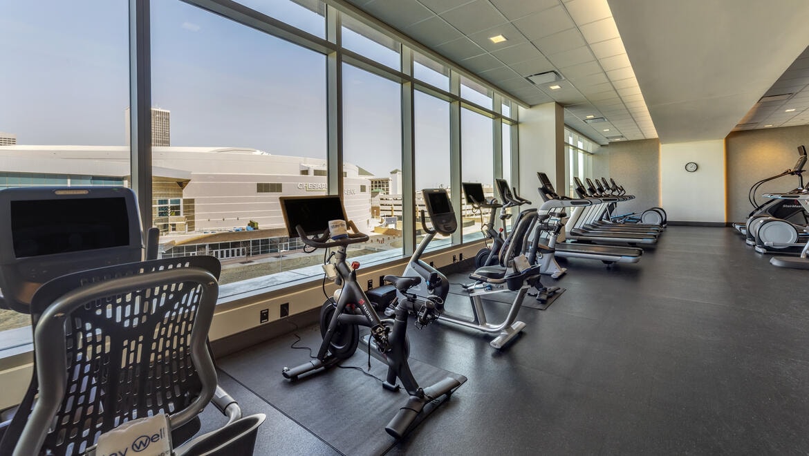 Fitness center at Omni Oklahoma City Hotel