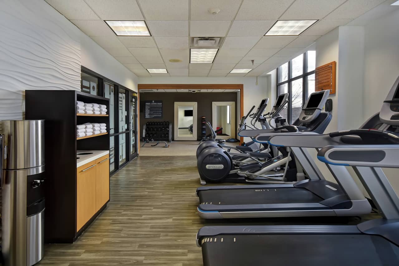 Fitness center at Embassy Suites by Hilton Omaha Downtown Old Market