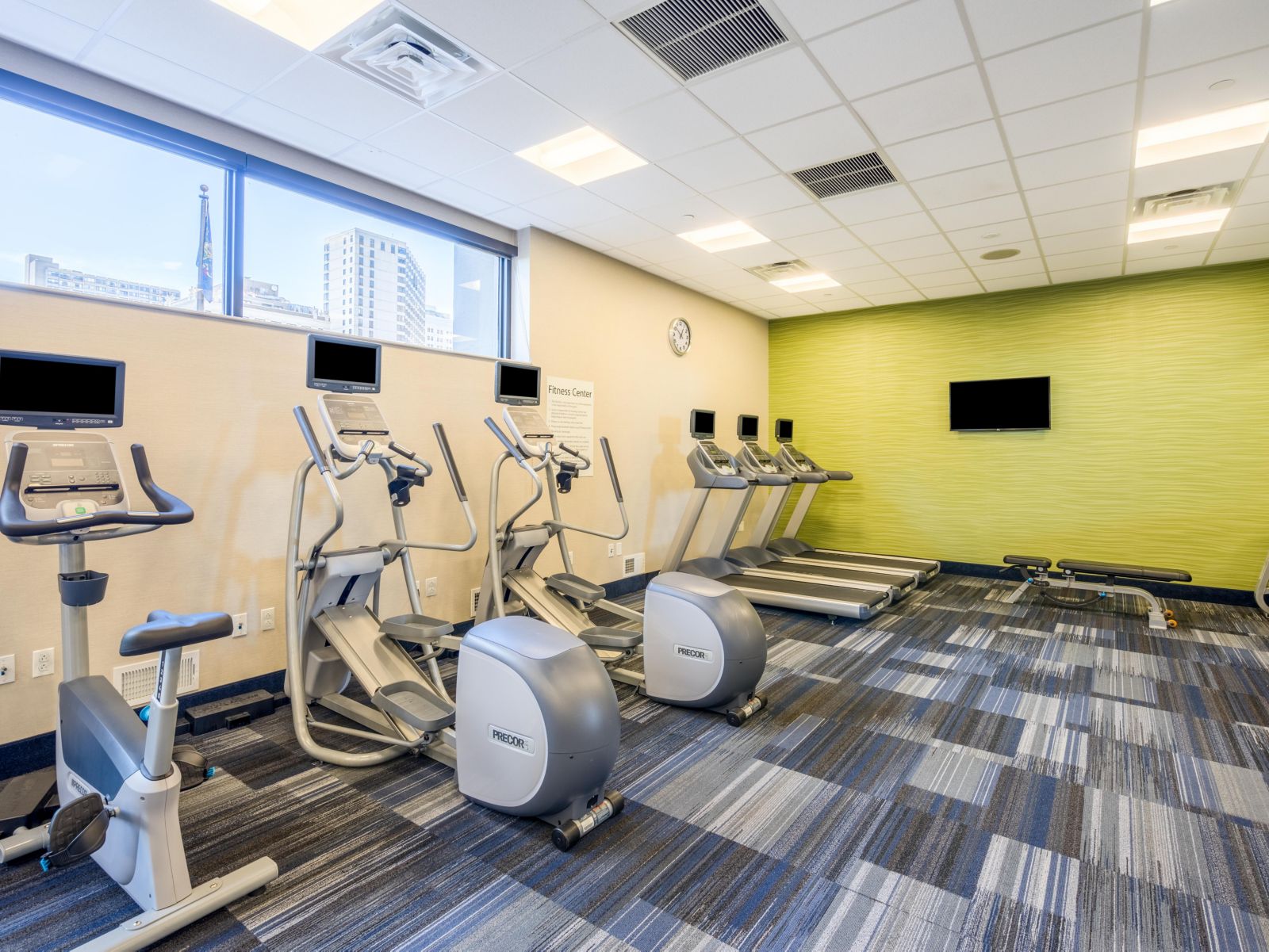 Fitness center at Holiday Inn Express Philadelphia-Midtown