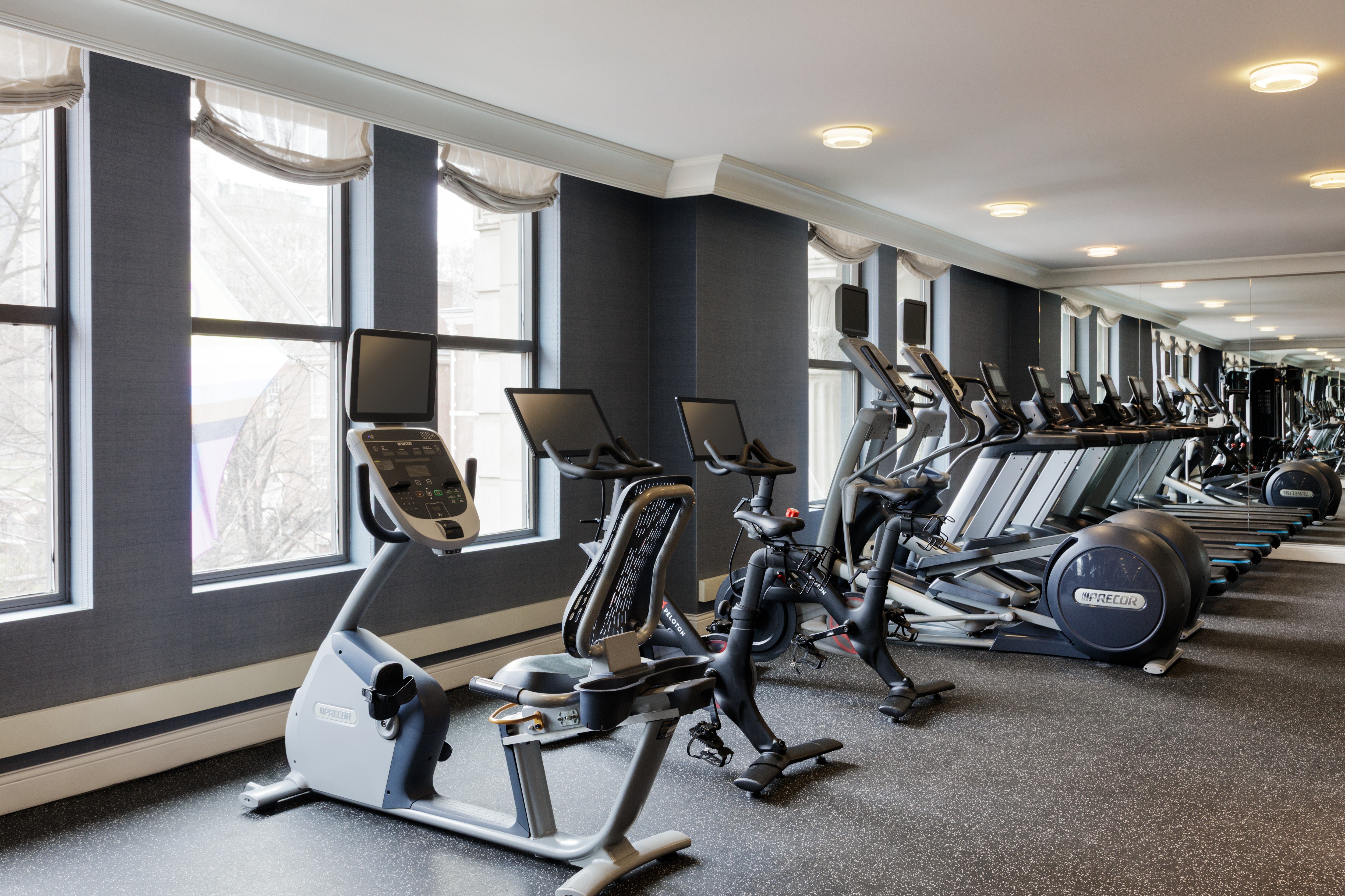 Fitness center at Kimpton Hotel Monaco Philadelphia