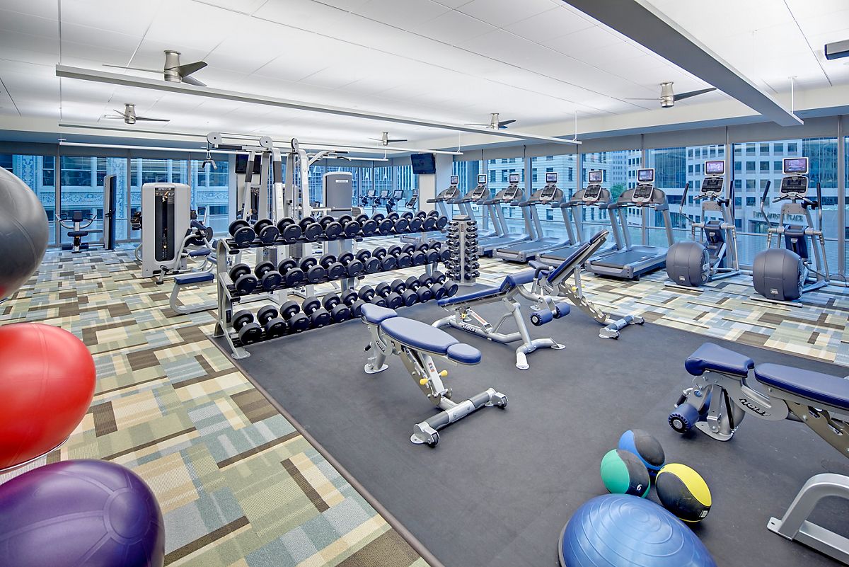 Fitness center at Fairmont Pittsburgh