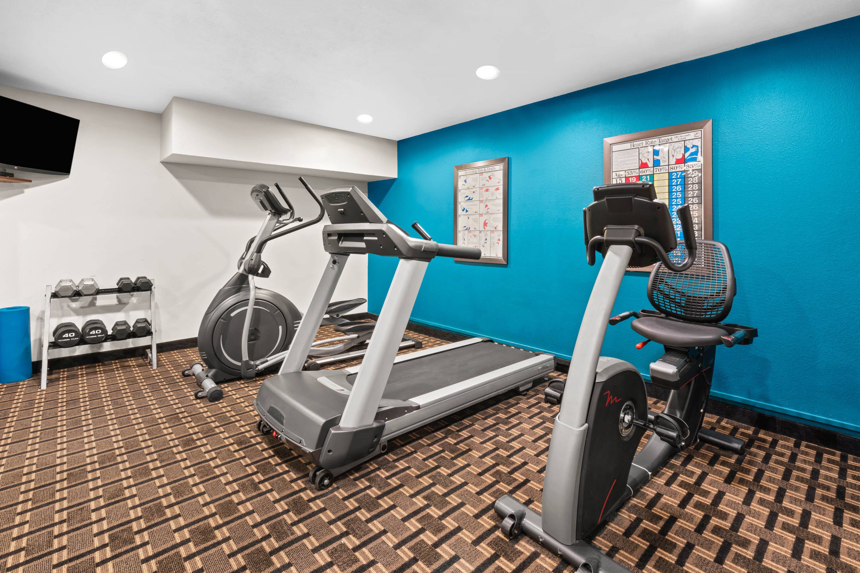 Fitness center at La Quinta Inn & Suites by Wyndham Portland NW