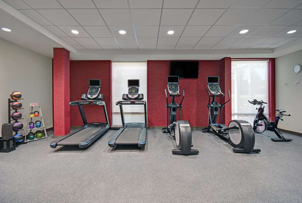 Fitness center at Home2 Suites by Hilton Raleigh North I-540