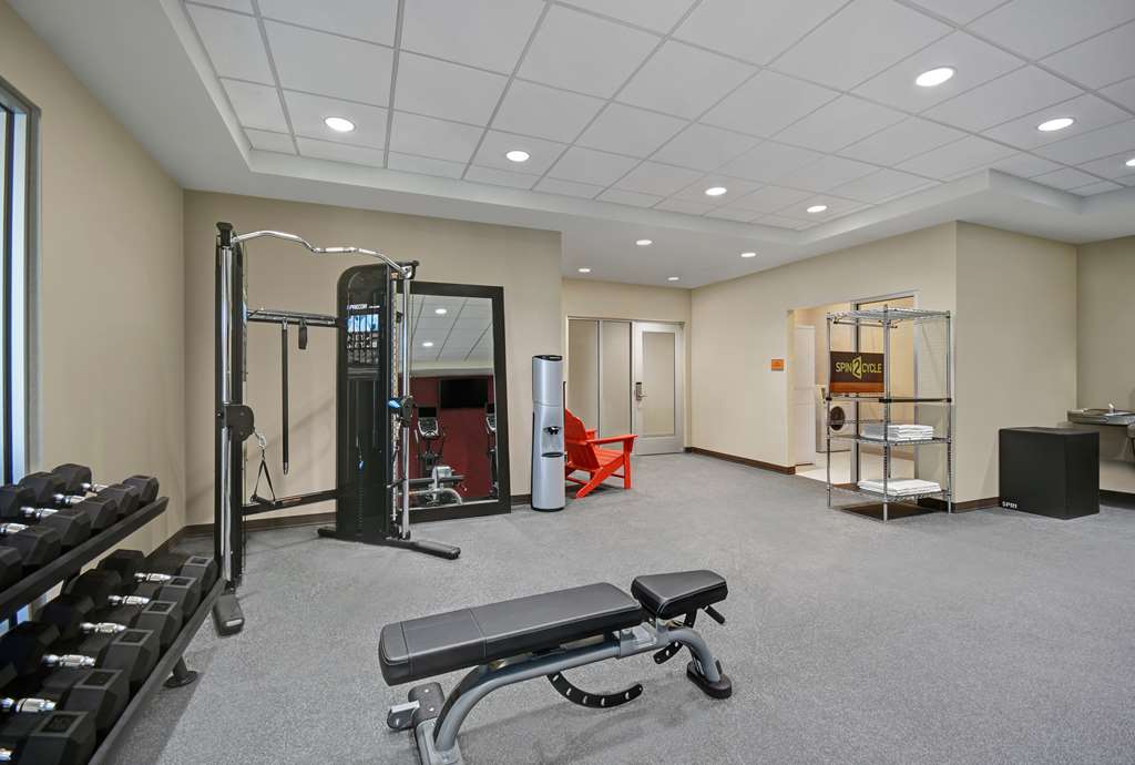 Fitness center at Home2 Suites by Hilton Raleigh North I-540