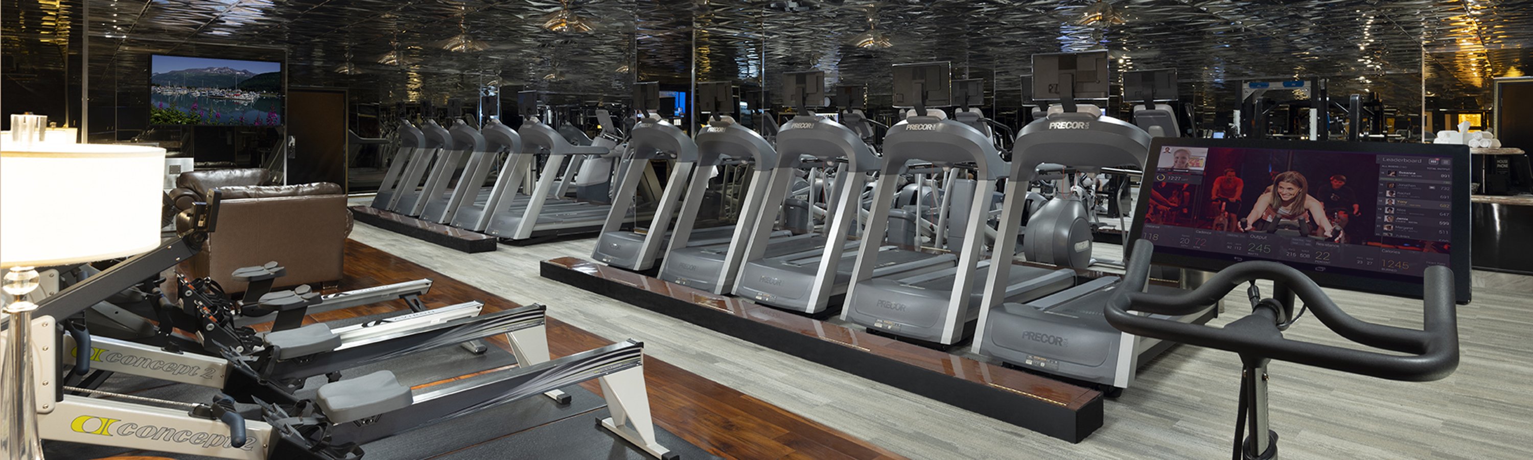 Fitness center at Peppermill Resort Spa Casino