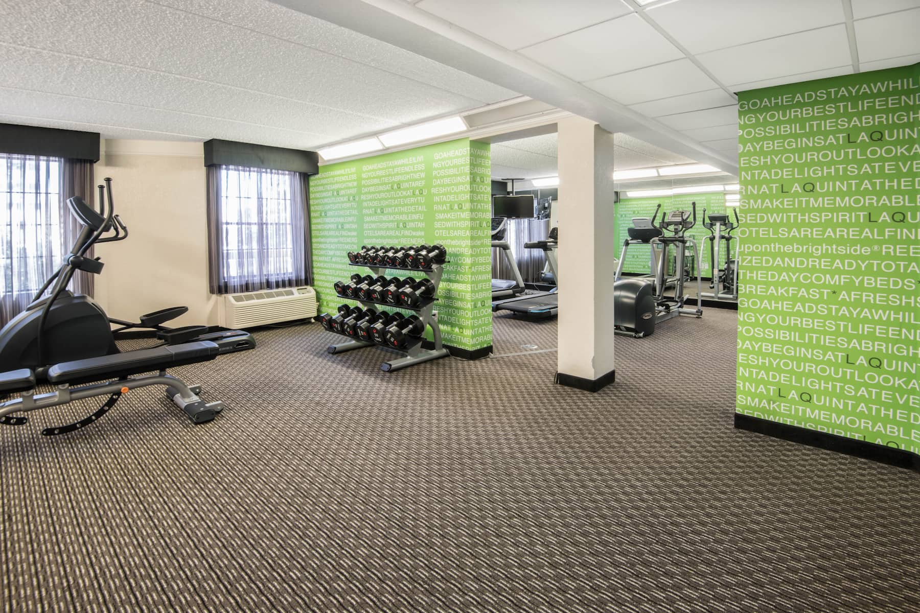 Fitness center at La Quinta Inn & Suites San Antonio Riverwalk