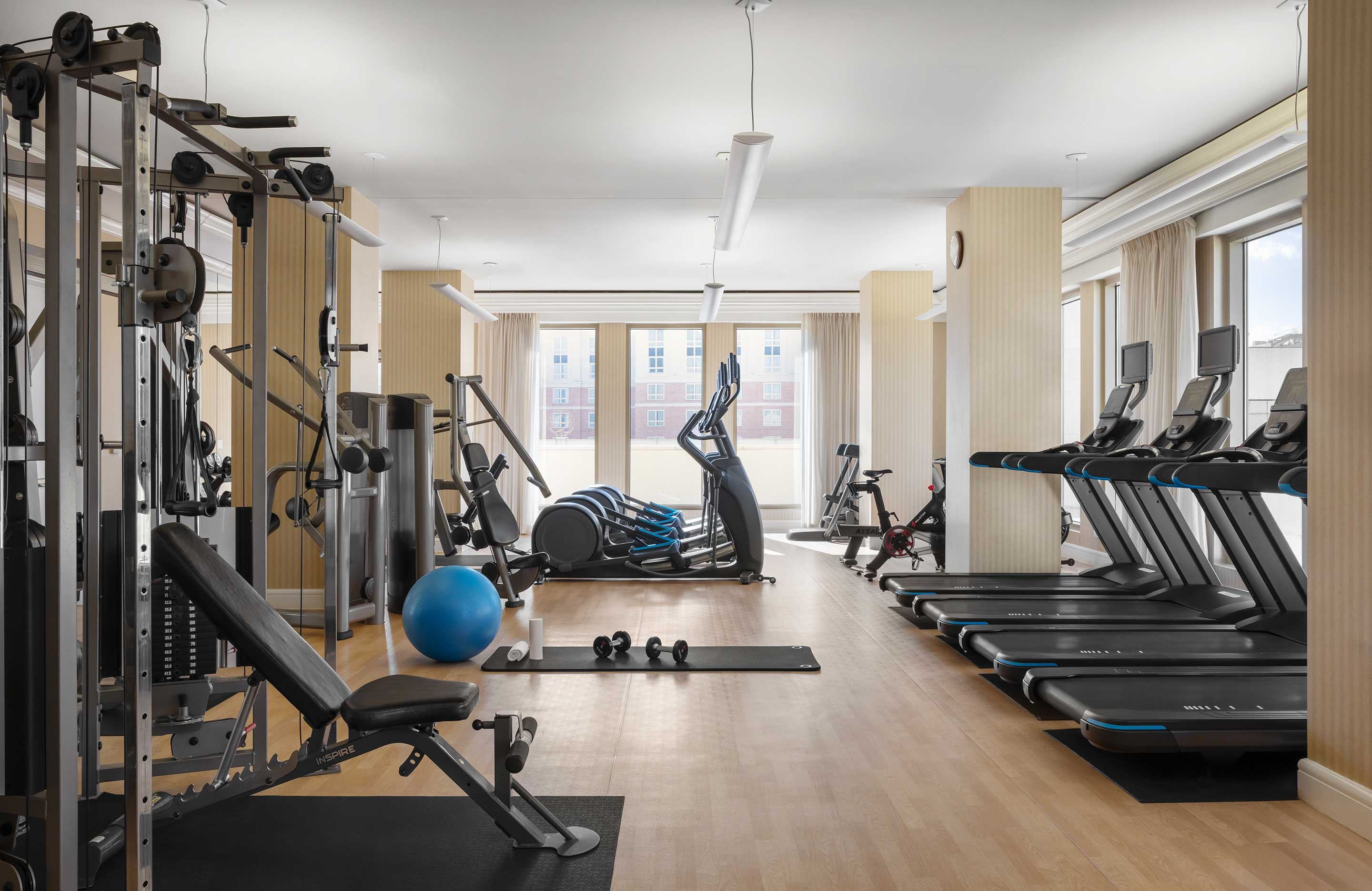Fitness center at Mokara Hotel & Spa