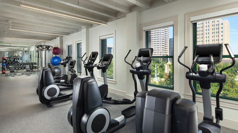 Fitness center at The St. Anthony