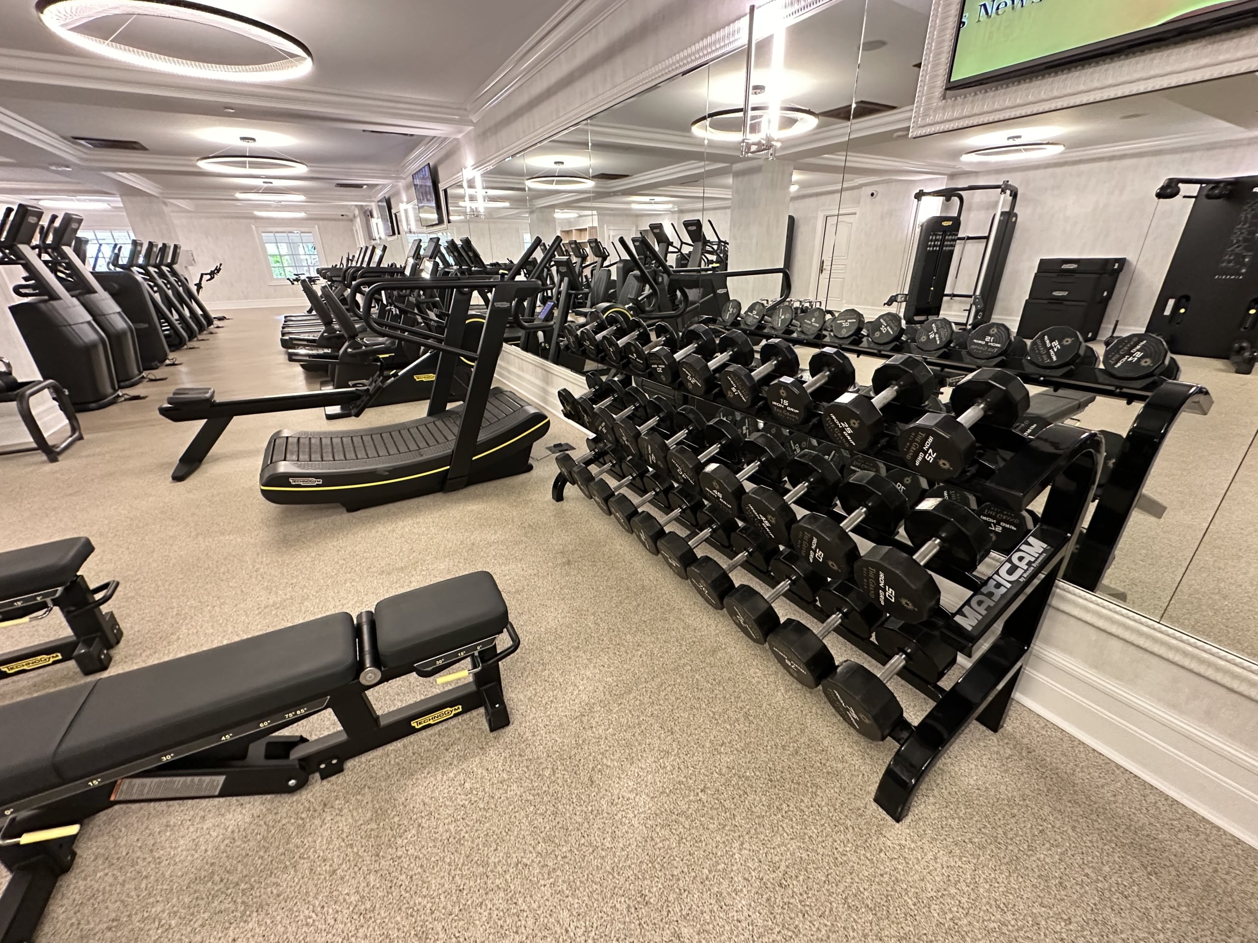 Fitness center at Fairmont Grand Del Mar