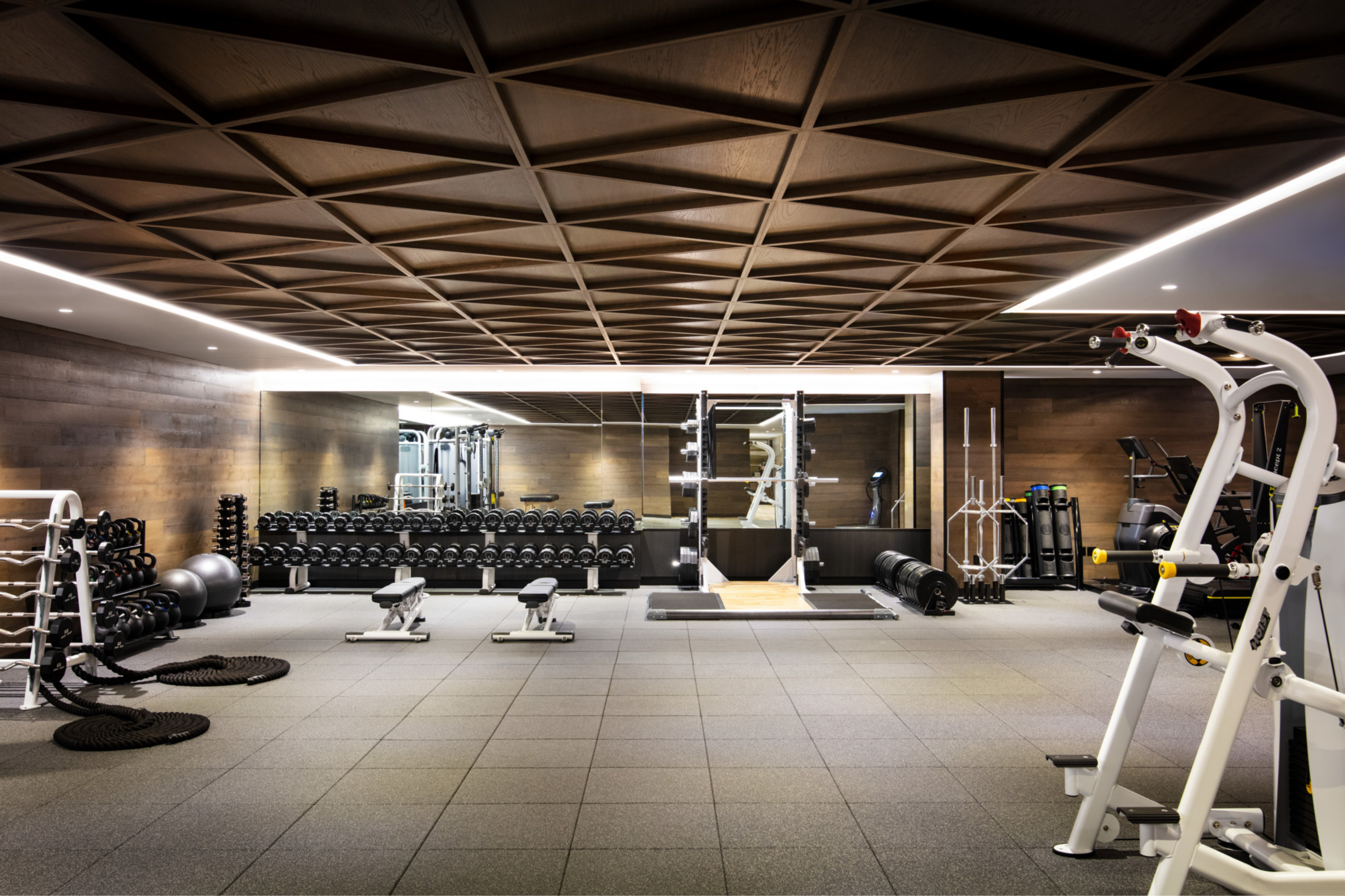 Fitness center at Four Seasons Hotel San Francisco