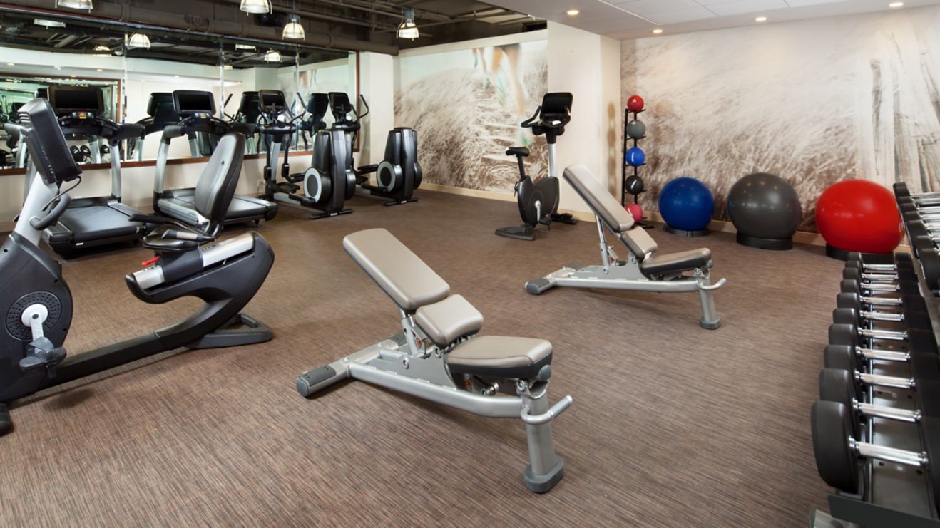 Fitness center at The Westin San Jose
