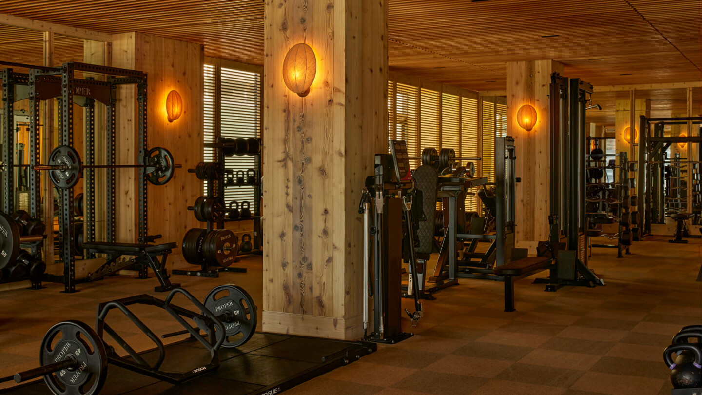 Fitness center at Santa Monica Proper Hotel