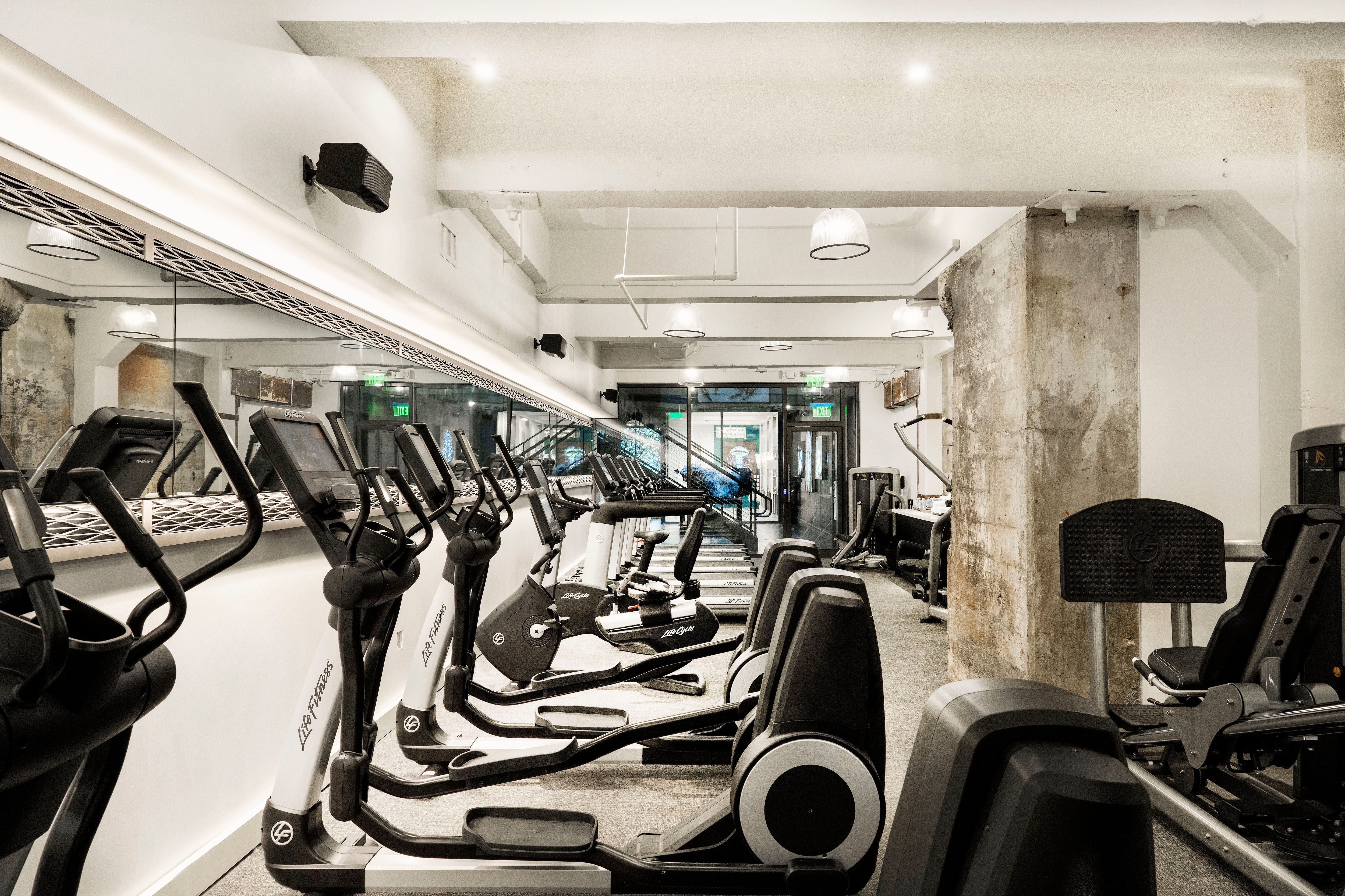 Fitness center at JW Marriott Savannah Plant Riverside District