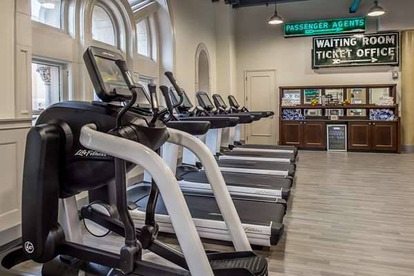 Fitness center at St. Louis Union Station Hotel
