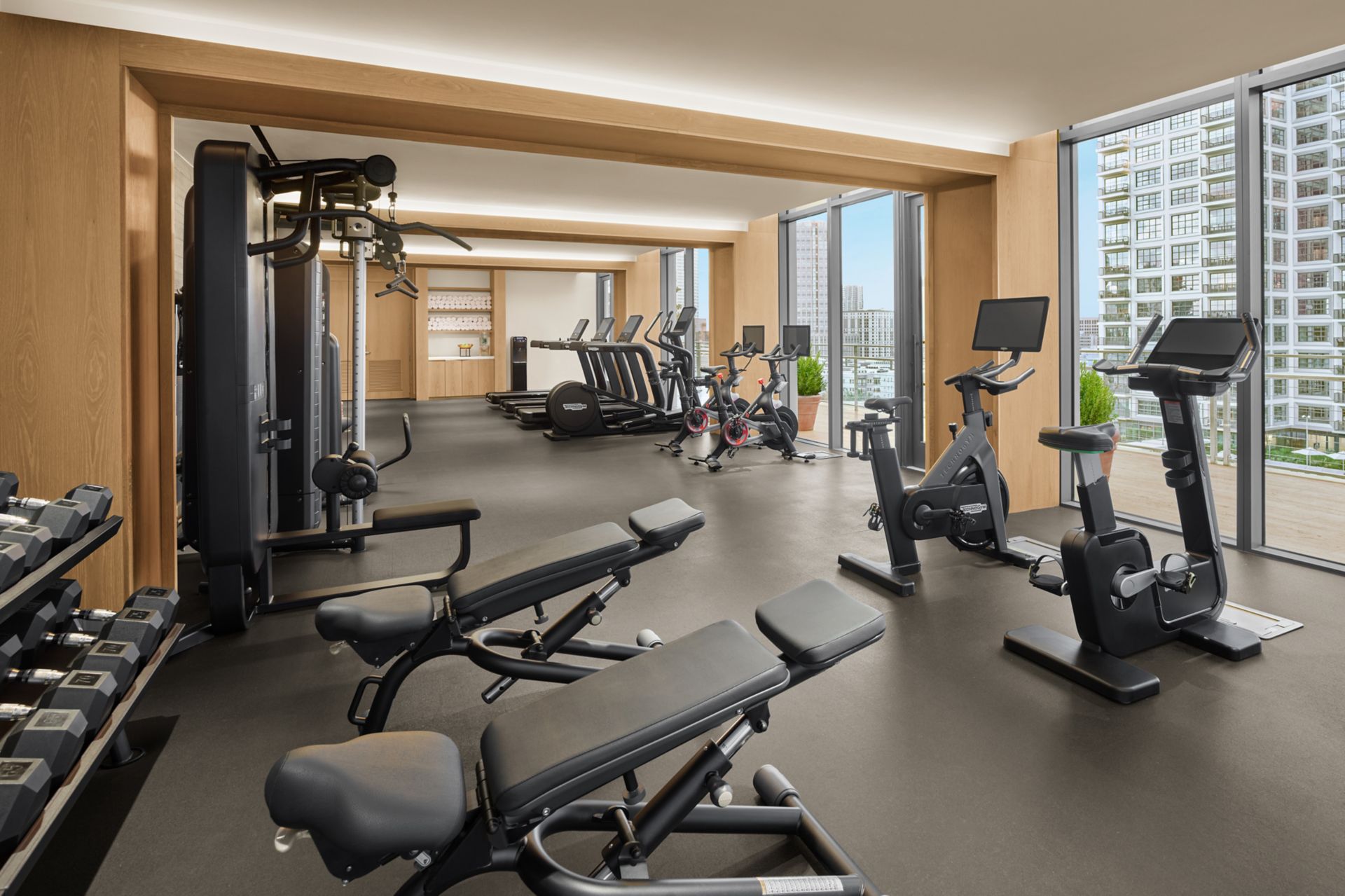 Fitness center at The Tampa EDITION