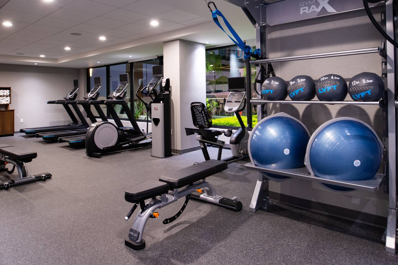 Fitness center at Hampton Inn Tampa Downtown Channel District