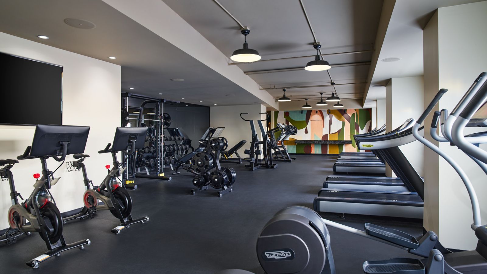 Fitness center at The Camby, Autograph Collection