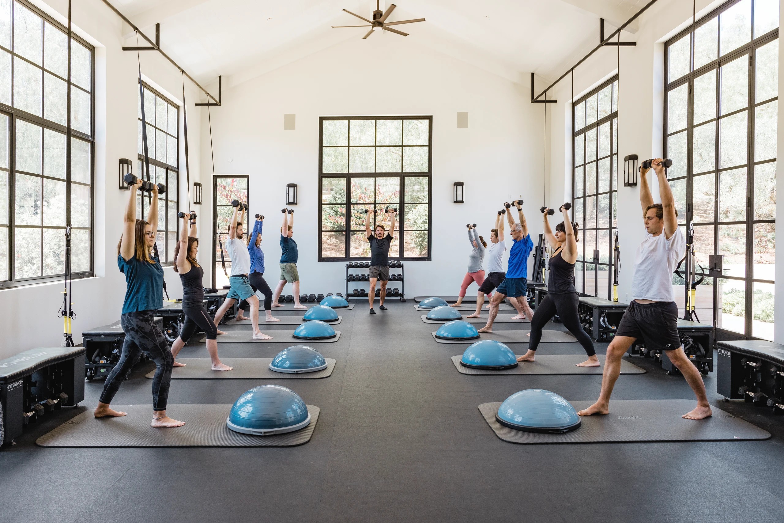 Fitness center at The Ranch Malibu
