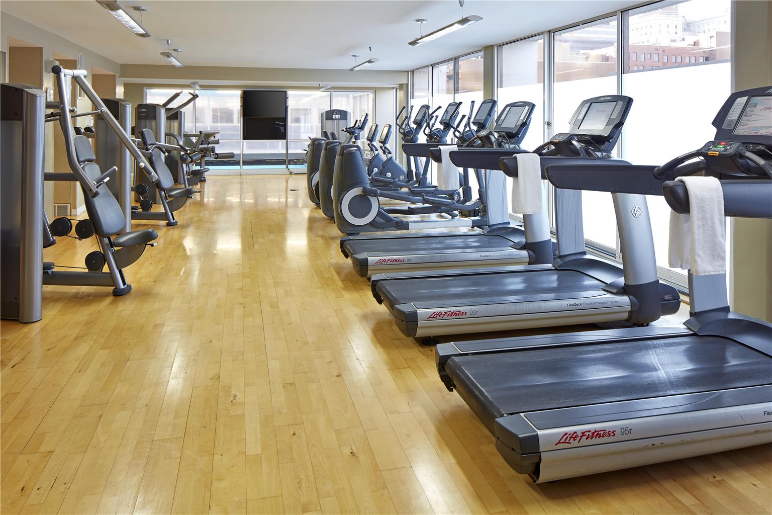 Fitness center at Hyatt Regency Tulsa Downtown