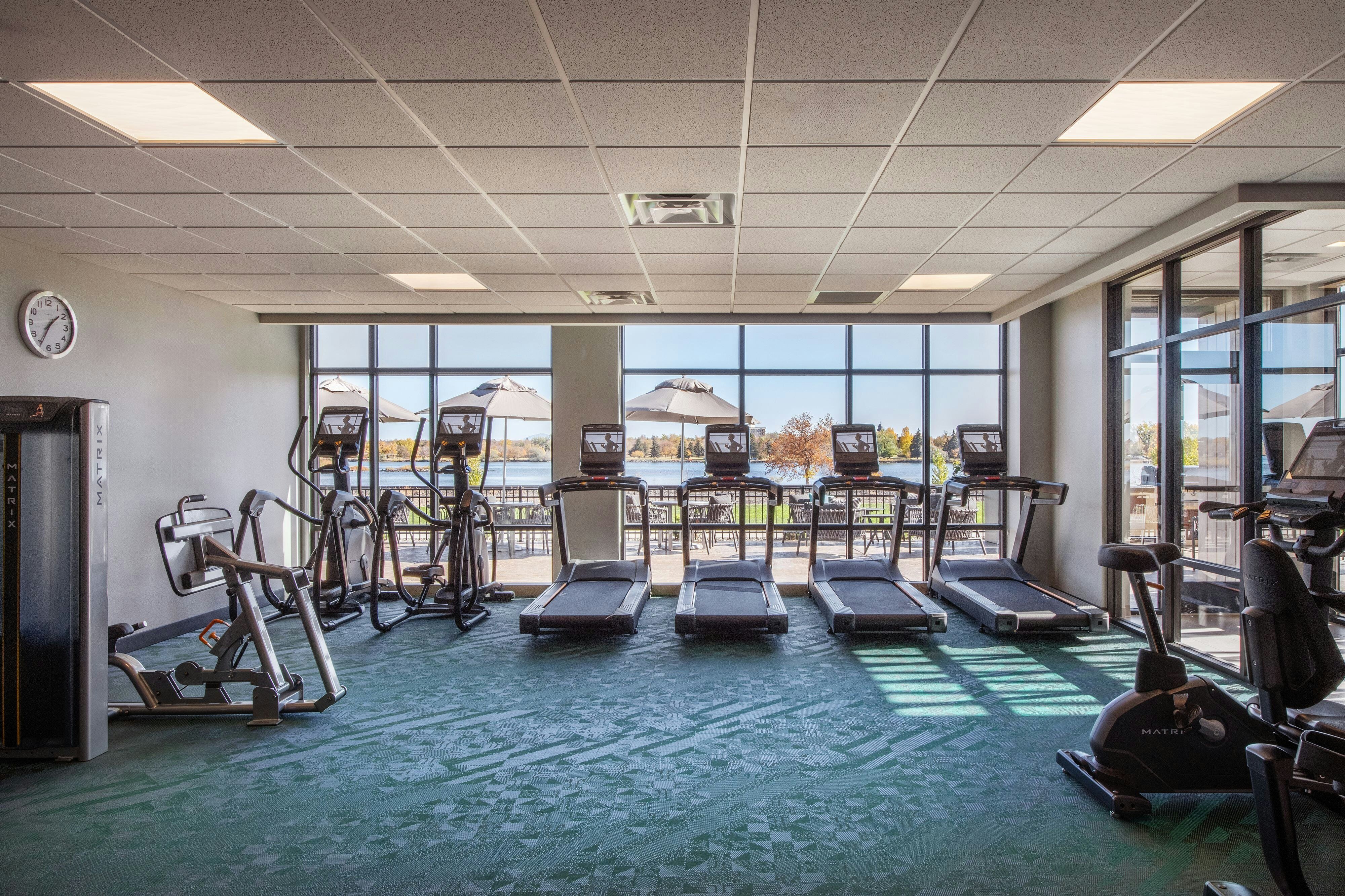 Fitness center at River Spirit Casino Resort