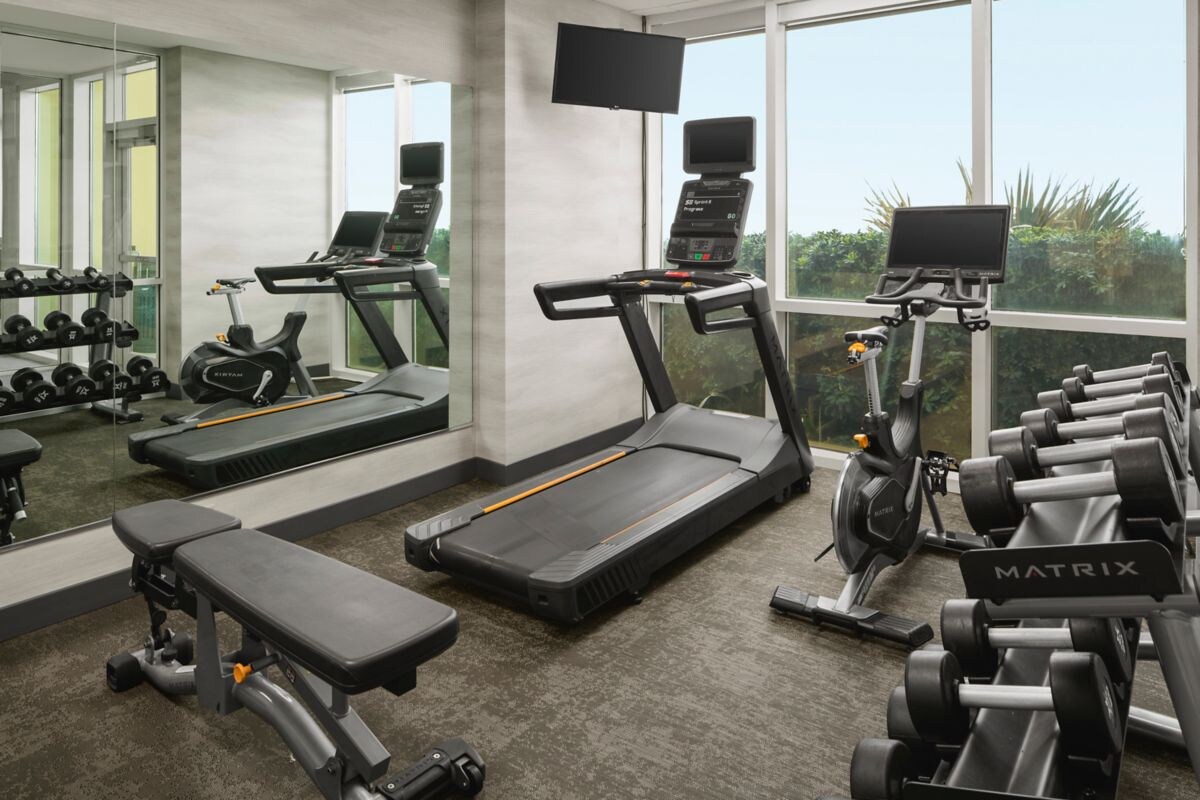 Fitness center at Fairfield Inn & Suites Virginia Beach Oceanfront