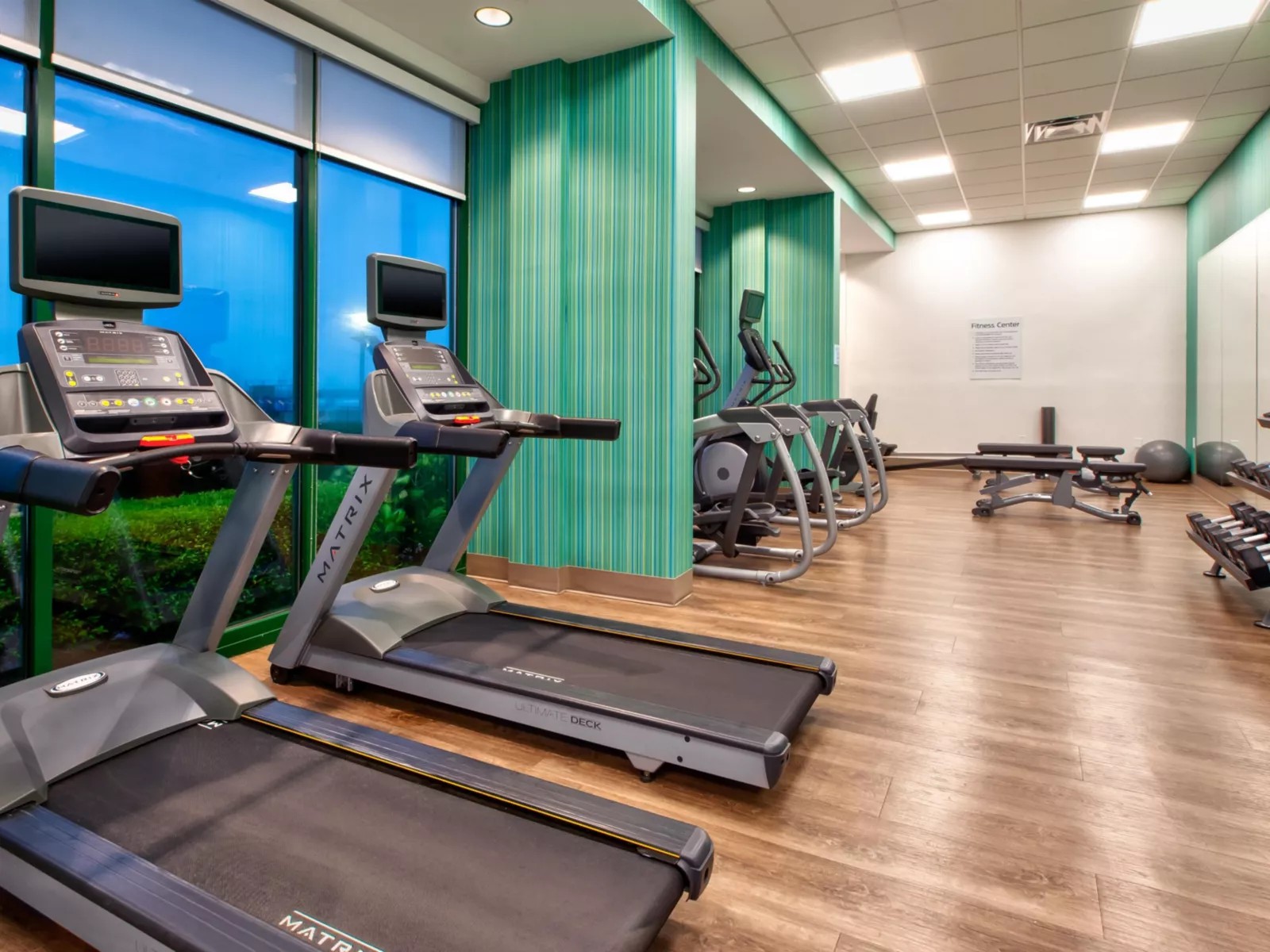 Fitness center at Holiday Inn Express & Suites VA Beach Oceanfront