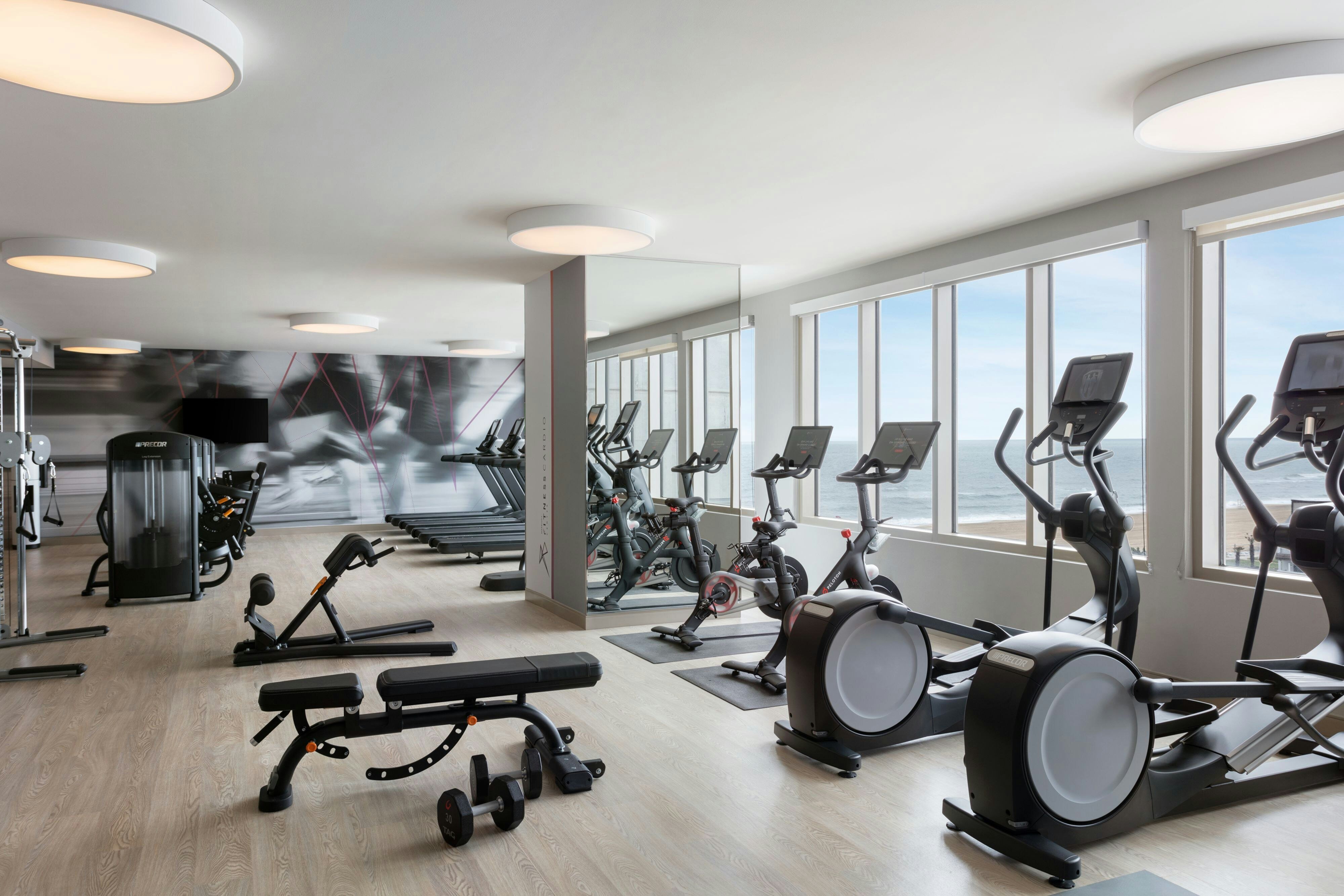 Fitness center at Marriott Virginia Beach Oceanfront Resort