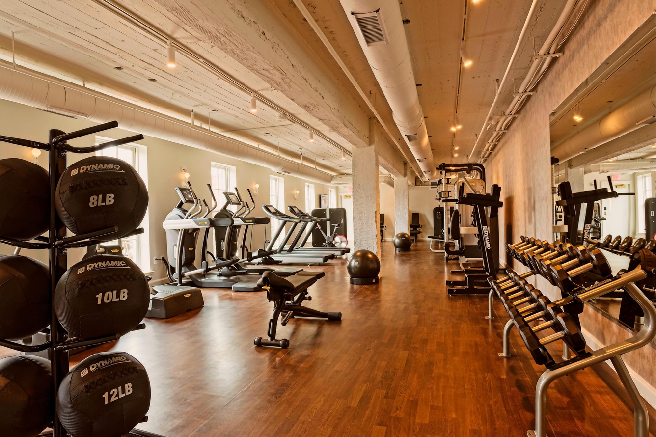 Fitness center at The Historic Cavalier Hotel and Beach Club, Autograph Collection