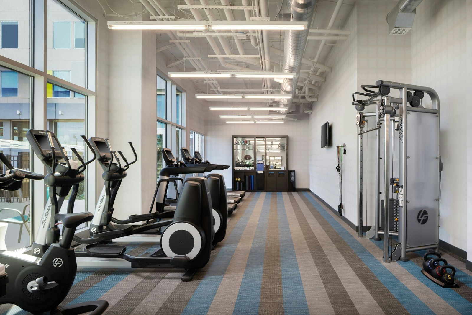 Fitness center at Aloft Wichita