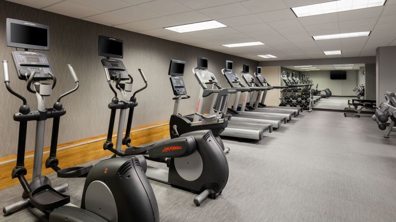 Fitness center at Courtyard by Marriott Wichita At Old Town