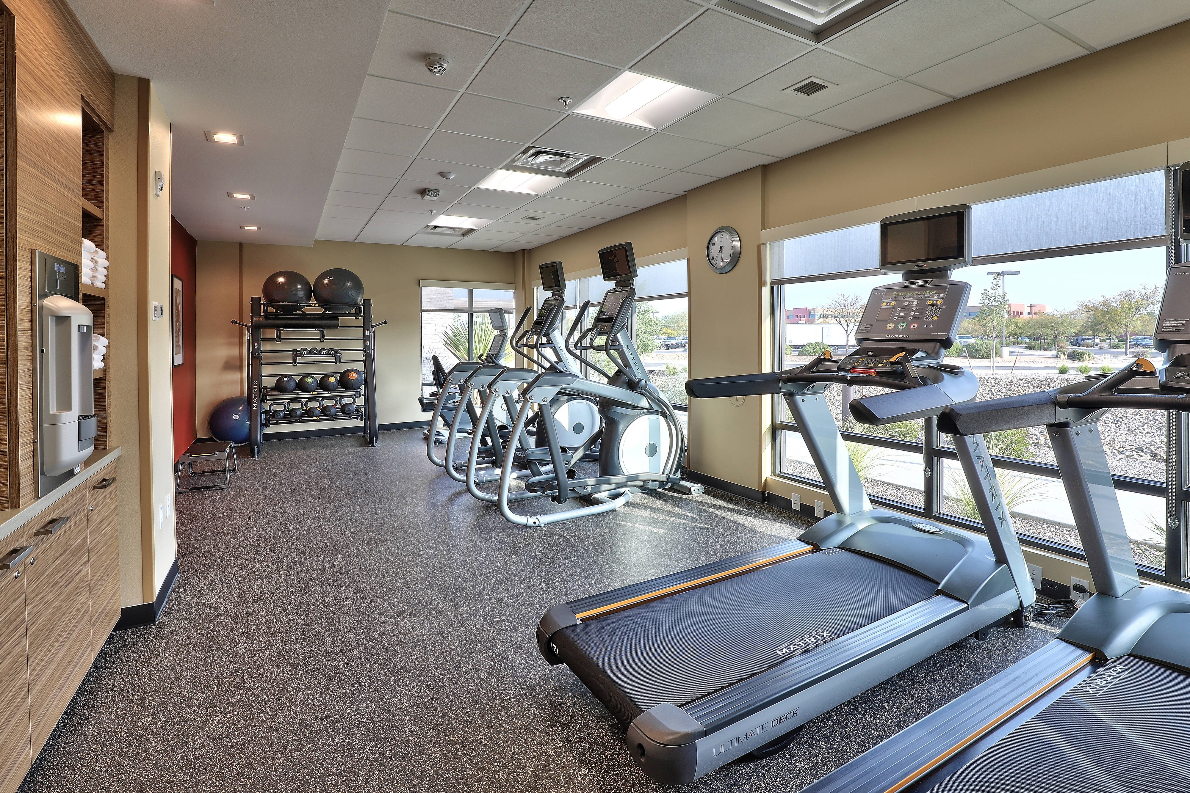 Fitness center at Crowne Plaza Albuquerque