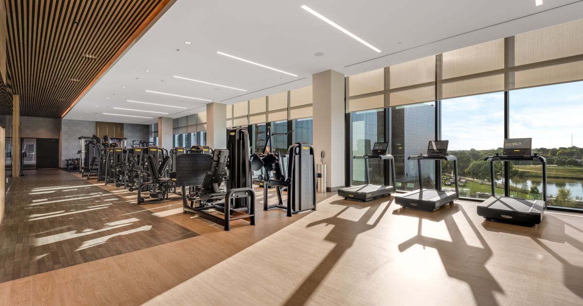 Fitness center at Live! by Loews – Arlington, TX