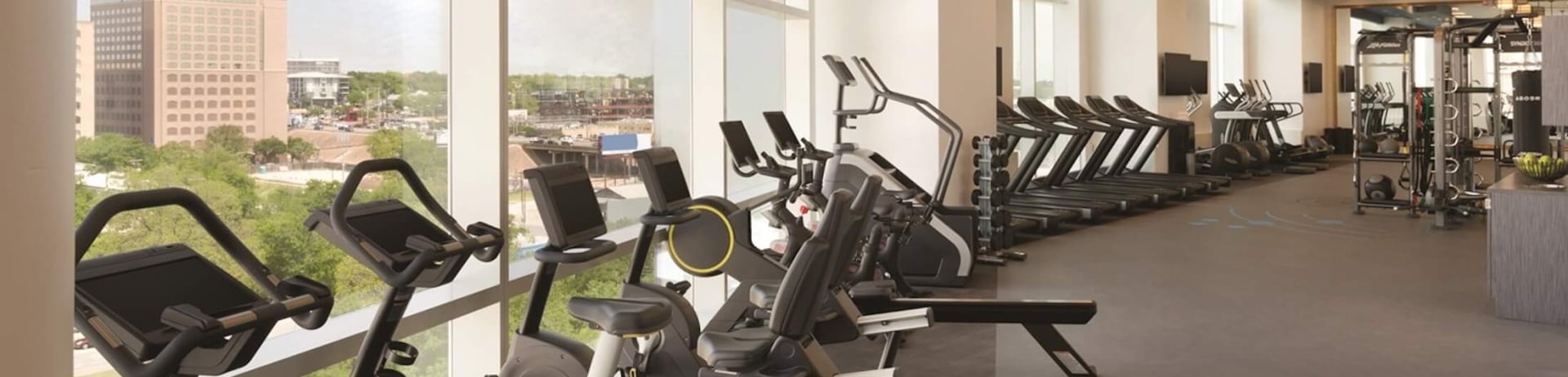 Fitness center at Fairmont Austin