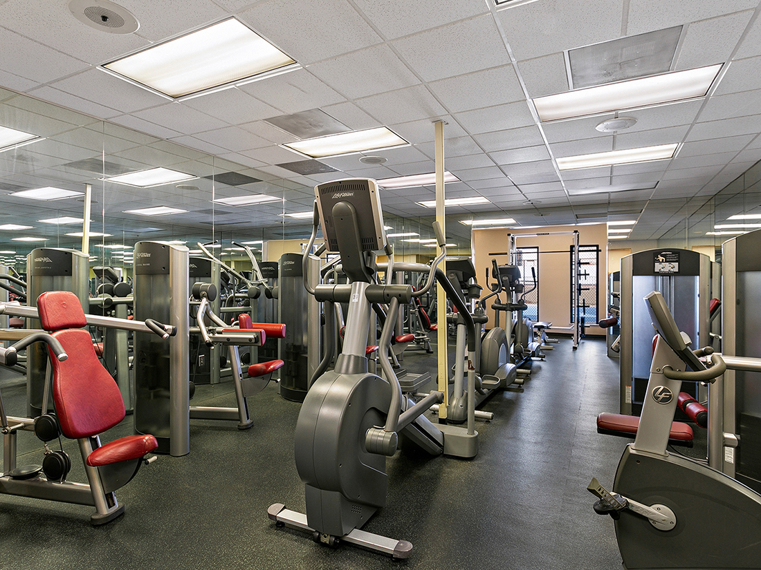 Fitness center at The Royal Sonesta Harbor Court Baltimore