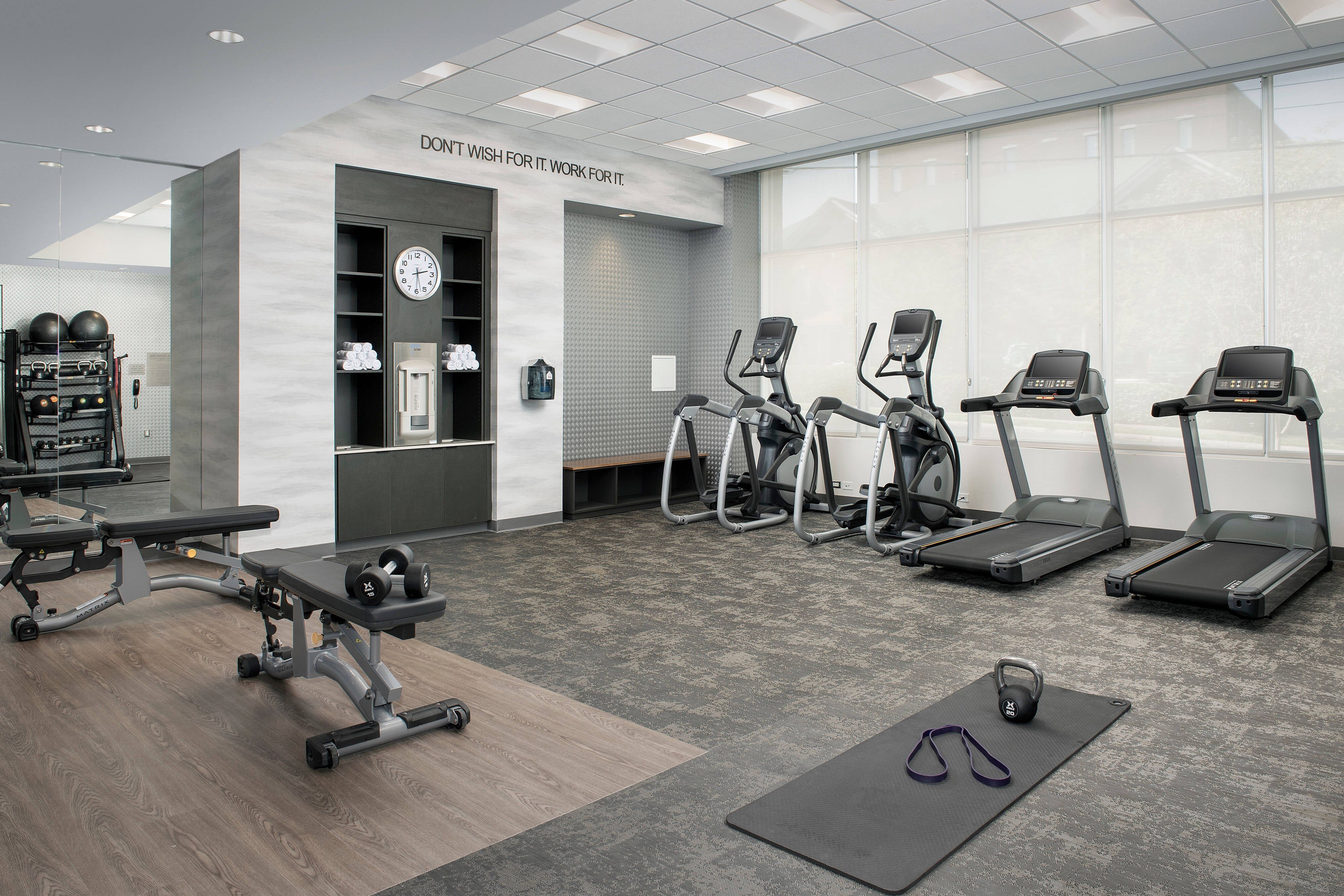 Fitness center at Hotel Bennett
