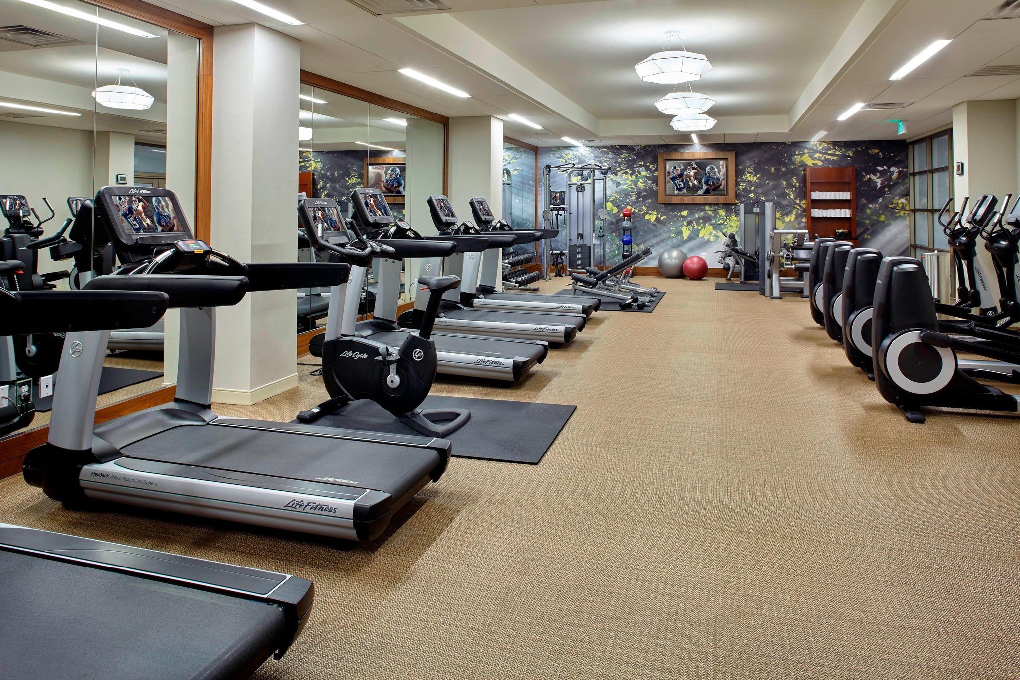 Fitness center at The Ritz-Carlton, Denver