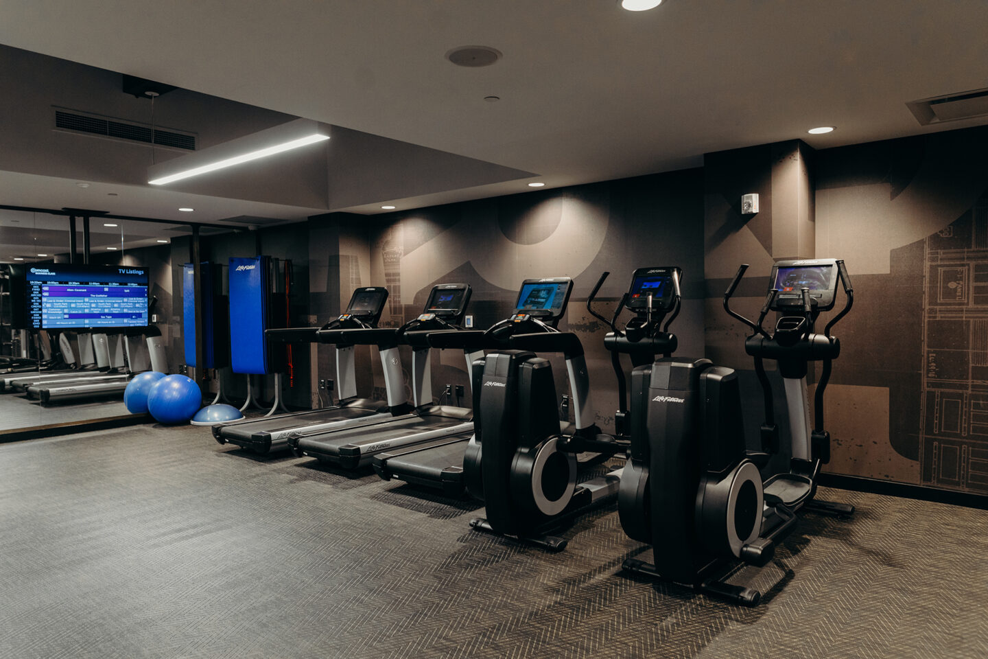 Fitness center · view 2 at Detroit Foundation Hotel