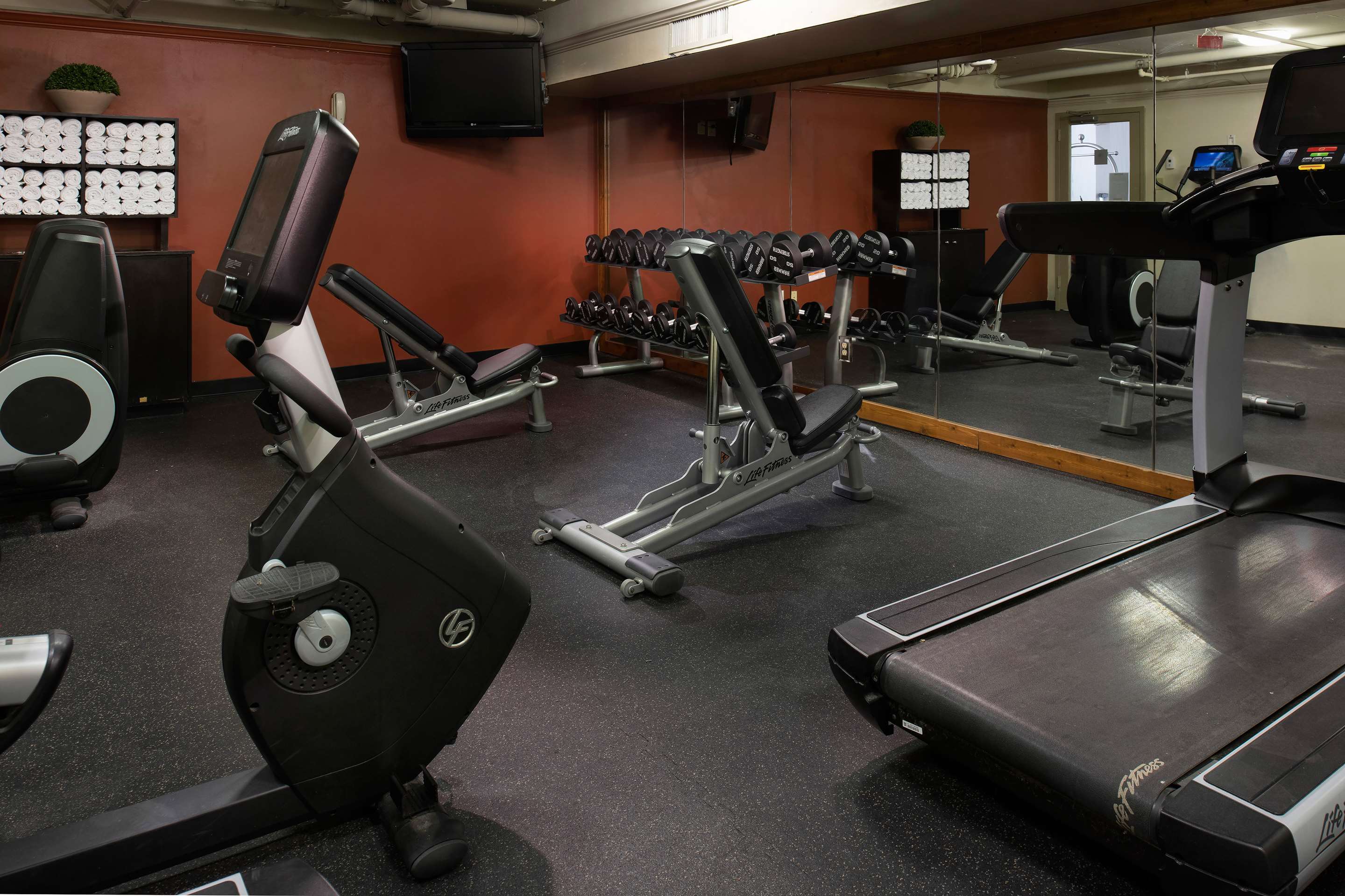 Fitness center at DoubleTree by Hilton Hotel Memphis Downtown