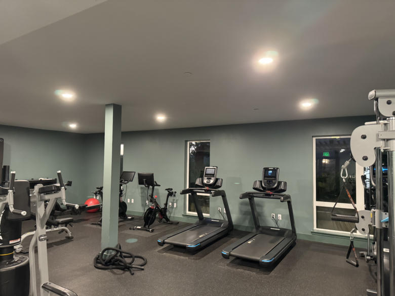 Fitness center at Kissel Uptown Oakland, in the Unbound Collection by Hyatt