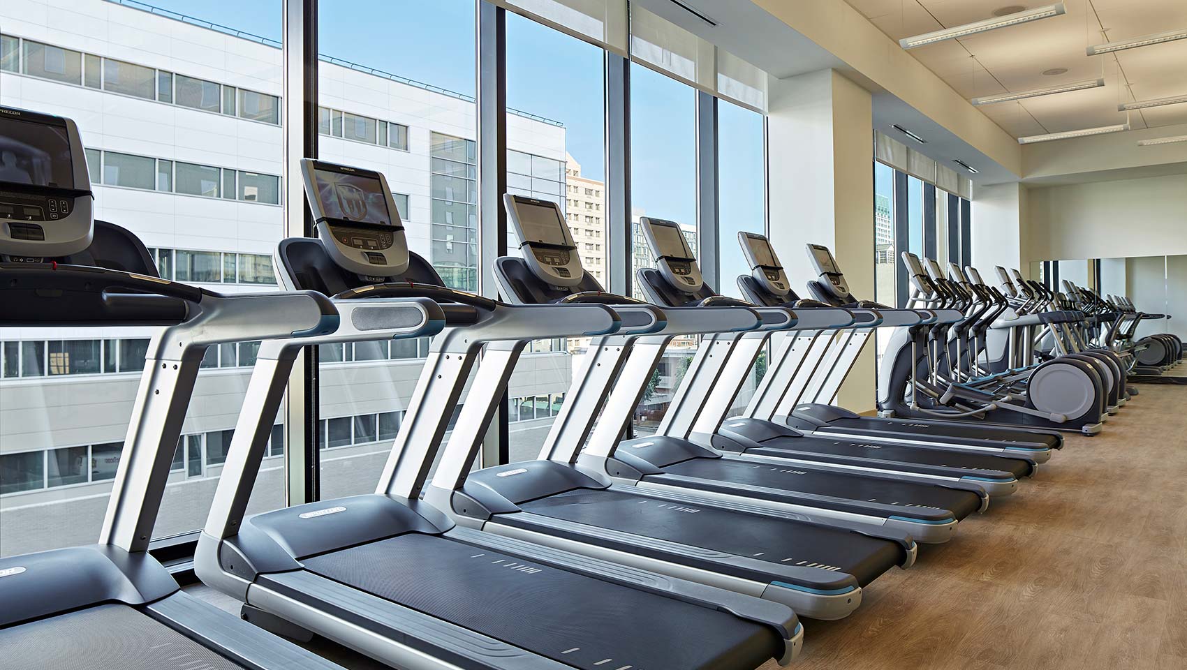 Fitness center at Kimpton Sawyer Hotel
