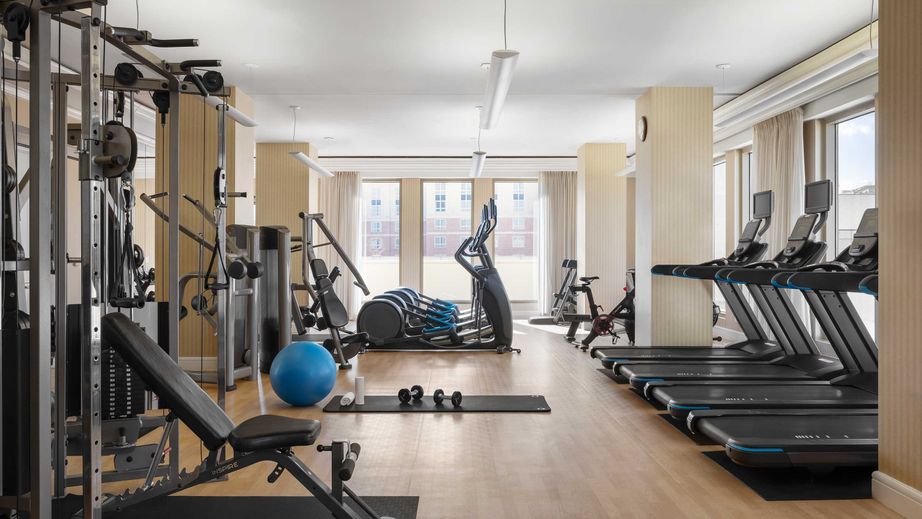 Fitness center at Mokara Hotel & Spa