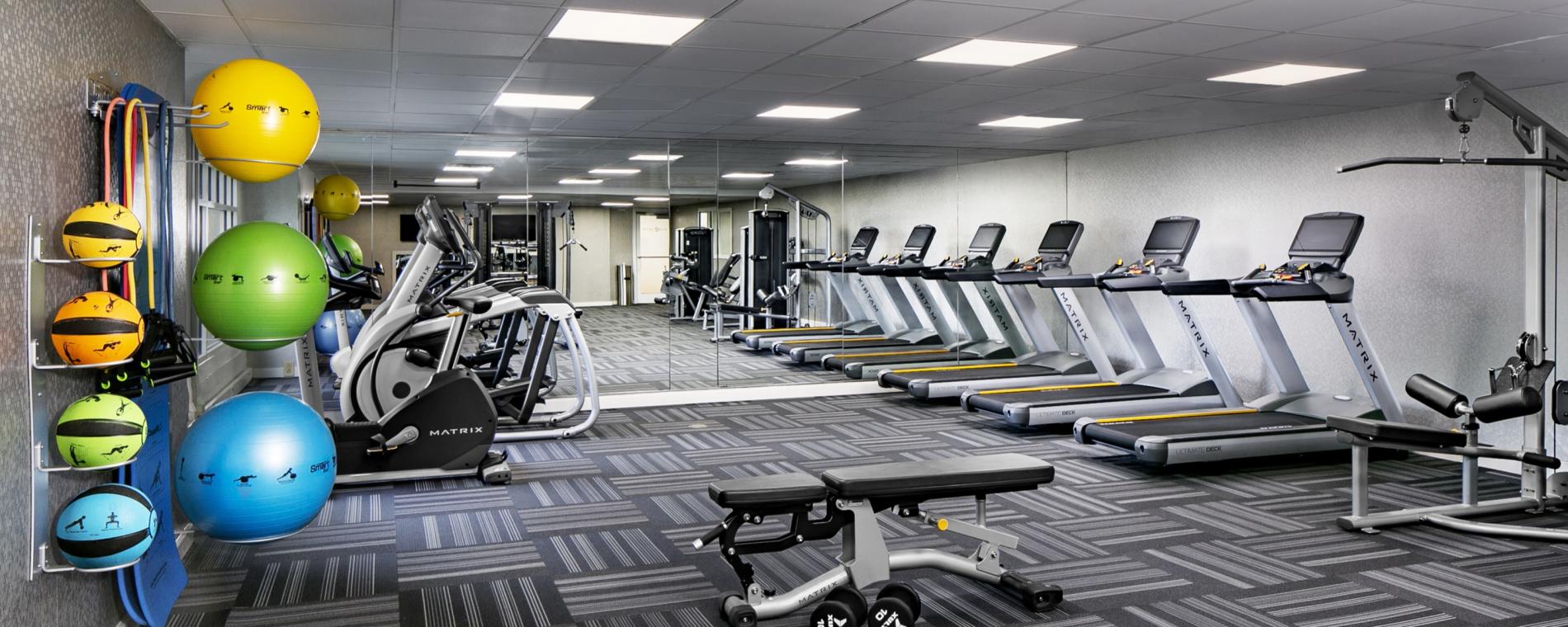 Fitness center at Hyatt Regency Wichita